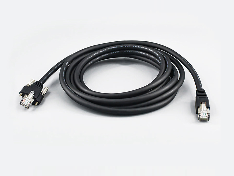 NETWORK LAN PATCH CABLE CAT5E INDUSTRIAL ETHERNET PROFINET RJ45 PLUG SCREW LOCKING