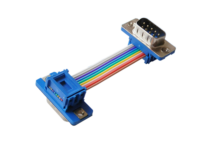 DB9PIN IDC CONNECTOR RIBBON FLAT CABLE ASSEMBLY TERMINAL DEVICE CUSTOMIZED - YAMETER MANUFACTURER
