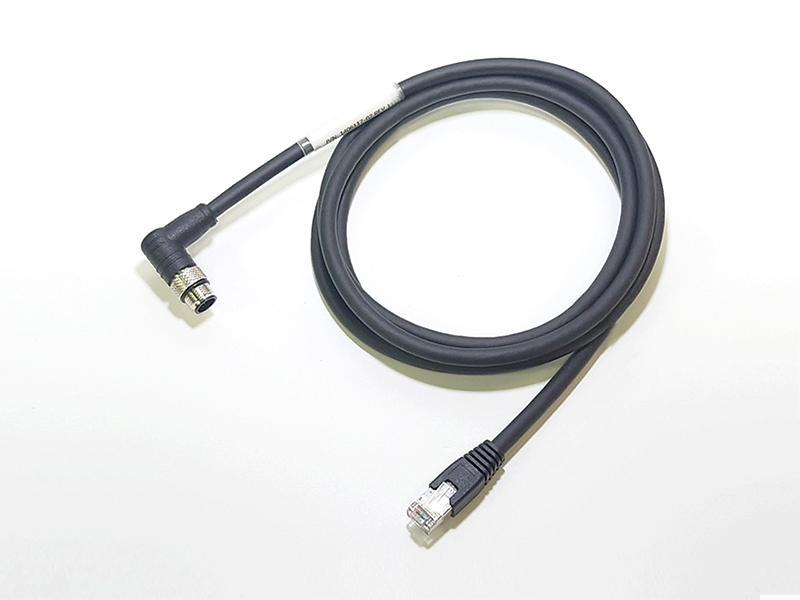 M12 A CODE RIGHT ANGLE SCREW LOCKING WATERPROOF CABLE INDUSTRIAL ETHERNET PROFINET